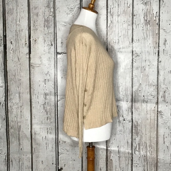 Cotton Emporium side button crew neck sweater‎ - Picture 5 of 7